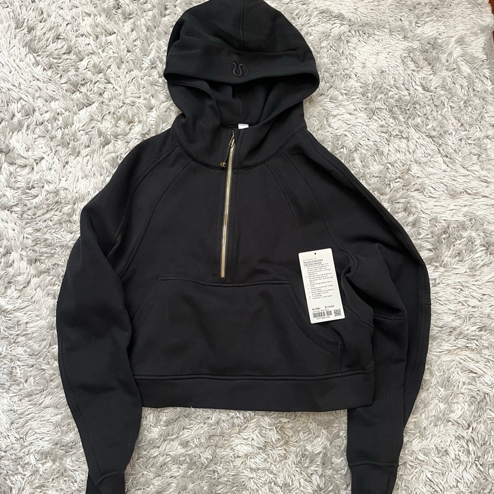 lululemon scuba half zip hoodie